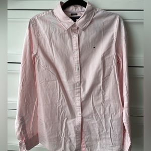 Tommy Hilfiger cotton pink dress shirt